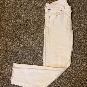 Citizens of Humanity Avedon Ankle Women’s White Skinny Jeans 28